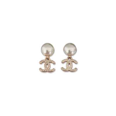 CHANEL WOMEN'S EARRINGS WITH UNIQUE DESIGN GOLD ABG850